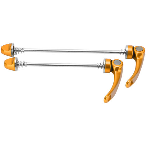 Bolany Fahrrad-Schnellspanner-Achsenhebel, Aluminiumlegierung, 100 mm hinten, 135 mm hinten, Ersatzteile, Gold