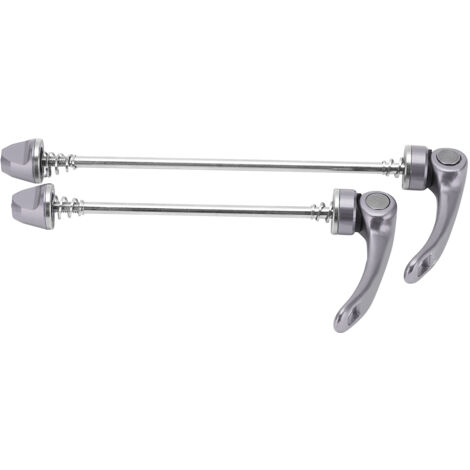Bolany Schnellspannachse für Fahrradnaben, Hebel aus Aluminiumlegierung, 100 mm Hinterrad, 135 mm Hinterradteile, Titanfarben
