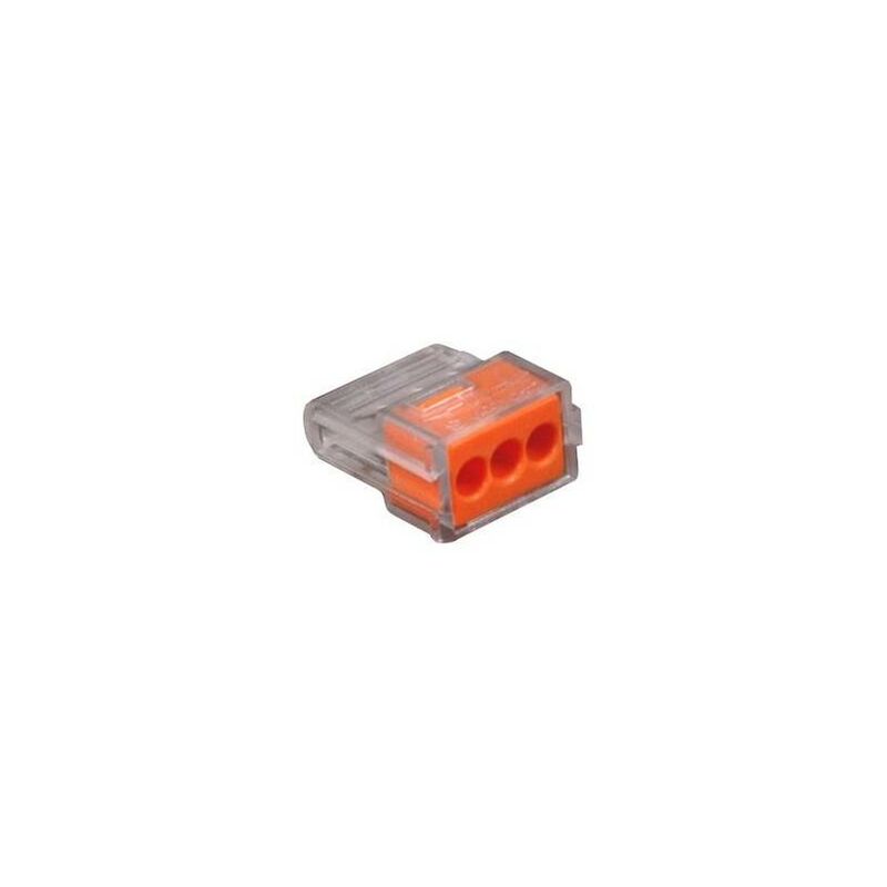 

Bolardo automático de 3 agujeros de 1,5 a 2,5 mm² naranja 10 piezas