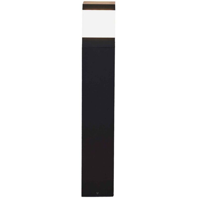 

Bolardo LED Litas, angular, gris oscuro