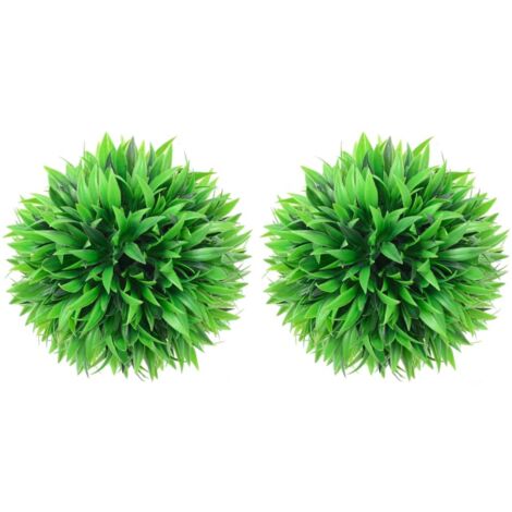 Bolas de boj artificial 2 unidades 30 cm