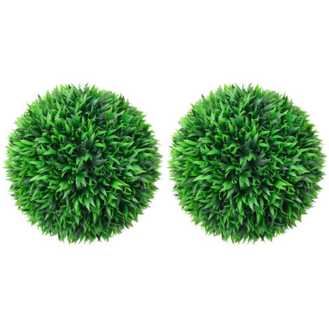 Bolas de boj artificial 2 unidades 38 cm