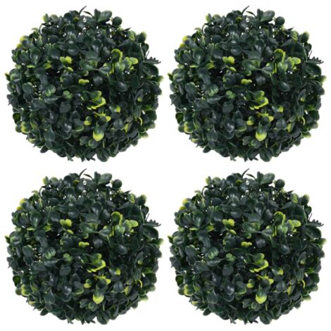 Bolas de boj artificial 4 unidades 12 cm vidaXL