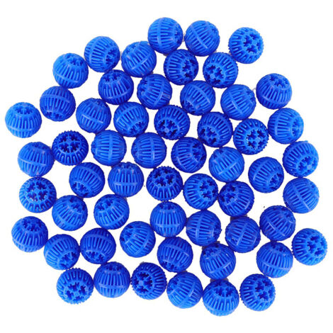 Bolas de filtro biológico de 500 ml – plástico poroso de 2,2 cm para acuarios de agua dulce y salada