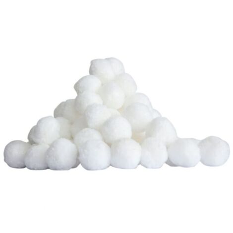 Bolas de filtro de 500 g, bolas de filtro de piscina reutilizables, reemplazo para arena de filtro de piscina, adecuadas para sistemas de filtro de piscina