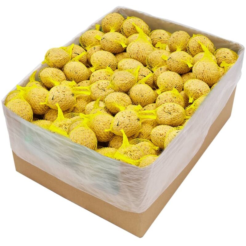 

vidaXL Bolas de grasa con redecilla 200 unidades 90 g
