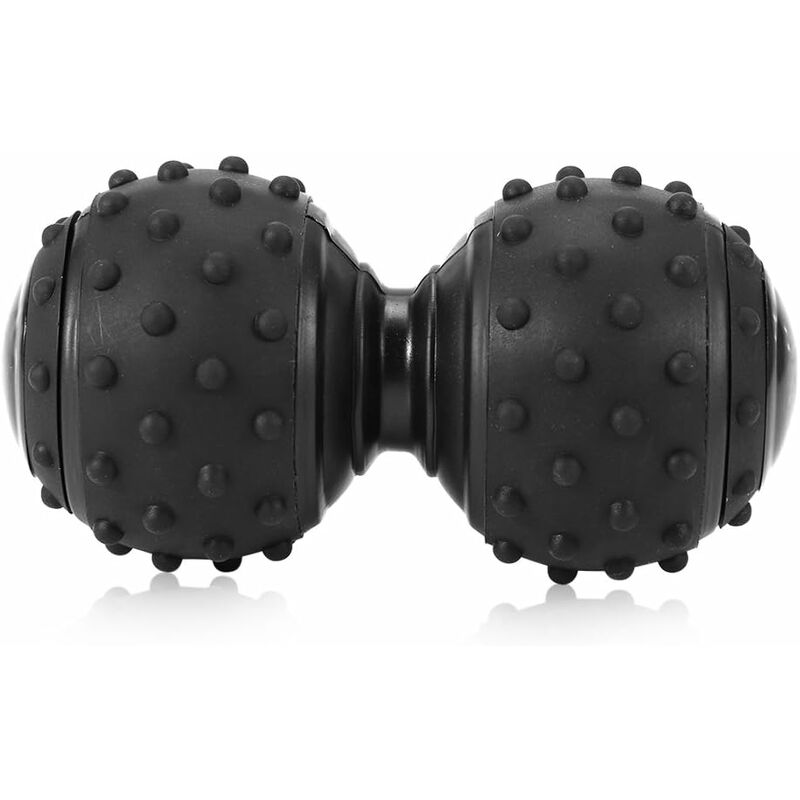 

Bolas de masaje, Bola de masaje de lacrosse doble y Bola de movilidad Bola de masaje de maní para liberación miofascial Relajante muscular Masaje de