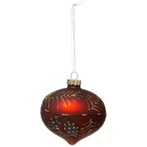 Bolas de Navidad 80 mm Pino Manzana 2 Surtido - Feeric lights & christmas