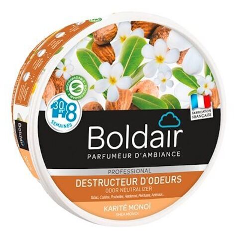 BOLDAIR - Boldair gel destructeur d'odeur 300g  karite monoi