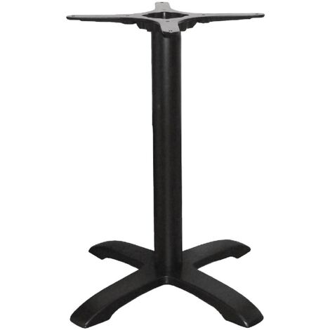 Bolero CE154 gamba tavolo base in ghisa, nero