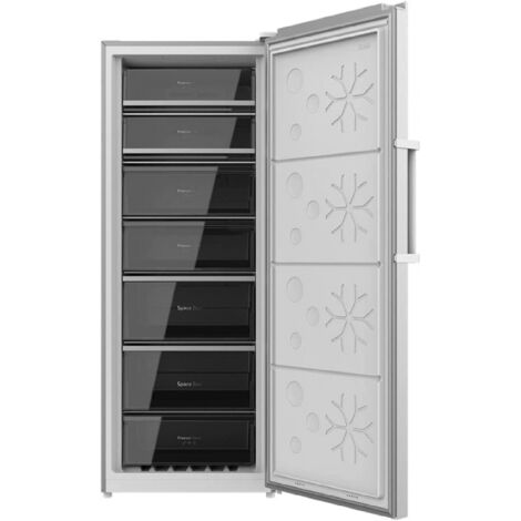Bolero CoolMarket UF 273 inox E: capacità XL e flessibilità d'uso, sia come congelatore che come frigorifero. Perfetto da abbinare a un frigorifero monoporta per creare uno americano.