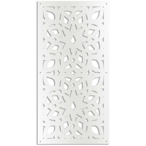 BOLERO - Pannello in PVC traforato - Parasole - Colore: bianco - Misura: 73x148 cm