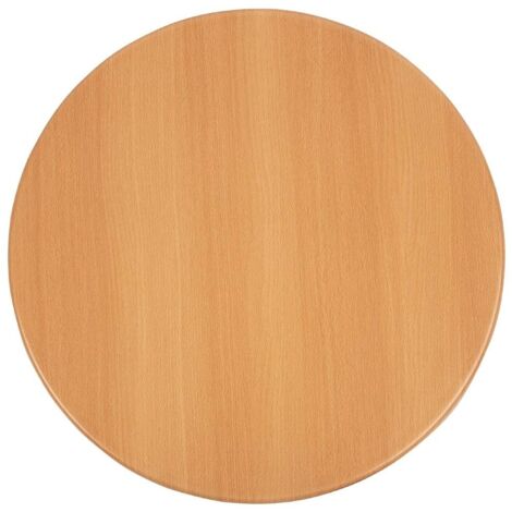 Bolero, tavolo rotondo in legno di faggio, 30 x 600 mm, per cucina, ristorante, cafè, sala da pranzo