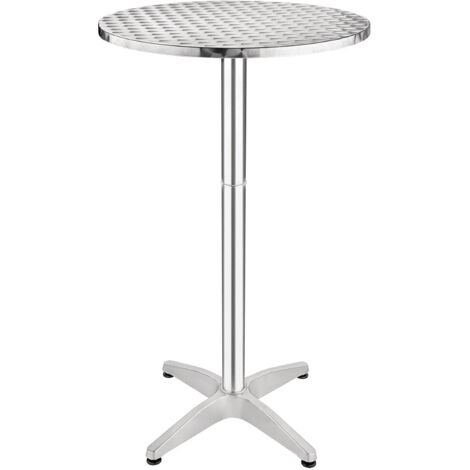 Bolero U502 Poseur tavolo, in acciaio INOX, diametro: 60 cm, colore: Argento