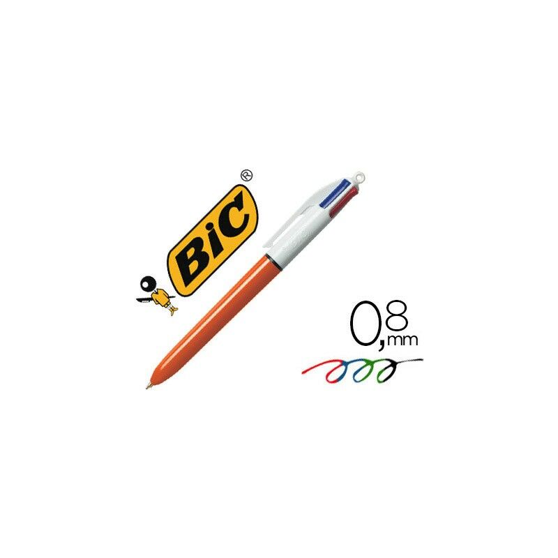 

Genérica - Bic bolgrafo original fine de 4 colores recargable caja -12u-