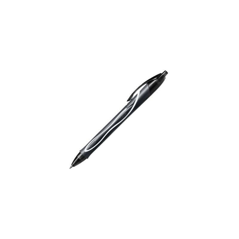 

Genérica - Bic bolgrafo tinta de gel retrctil gel-ocity quick dry negro caja -12u-