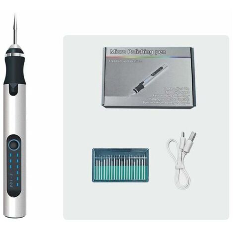 Bolígrafo grabador eléctrico, herramienta de tallado y grabado, miniherramienta de grabado para bricolaje, para bricolaje, papelería, escuela, joyería, metal, vidrio, piedra, plástico, madera