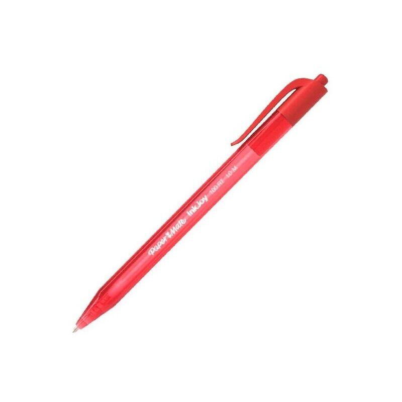 

Genérica - Paper mate inkjoy 100 bolgrafo retrctil triangular rojo -20u-