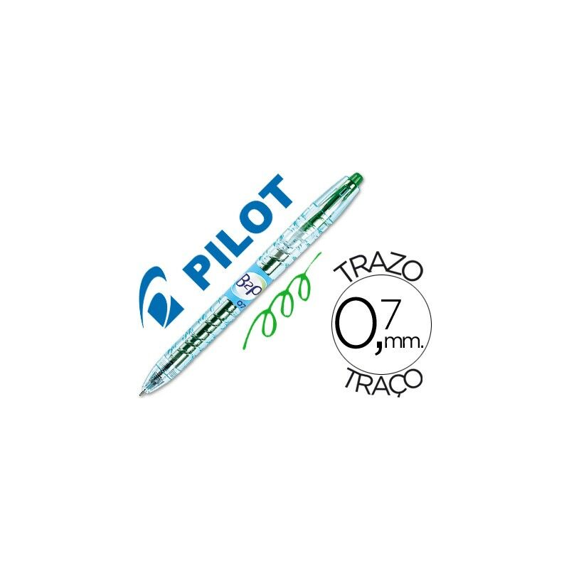 

Boligrafo pilot gel b2p verde (pack de 10 uds.)