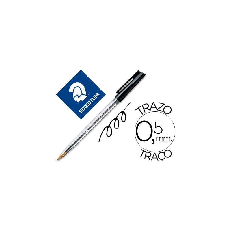 

Genérica - Staedtler bolgrafo stick 430 negro caja -50u-