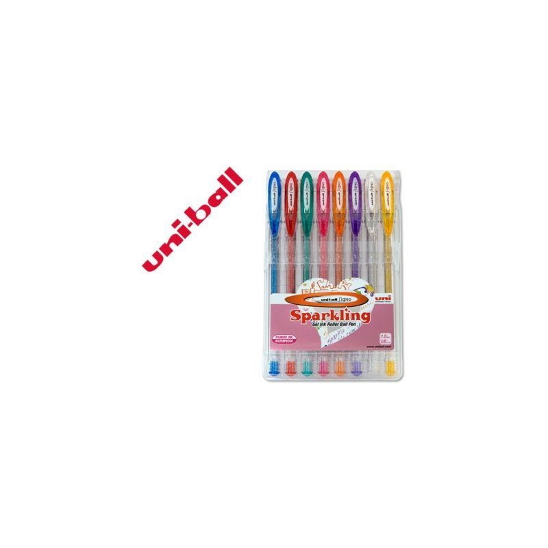 

Uniball estuche rollerball sparkling signo um-120 sp 8p surtido -8u-