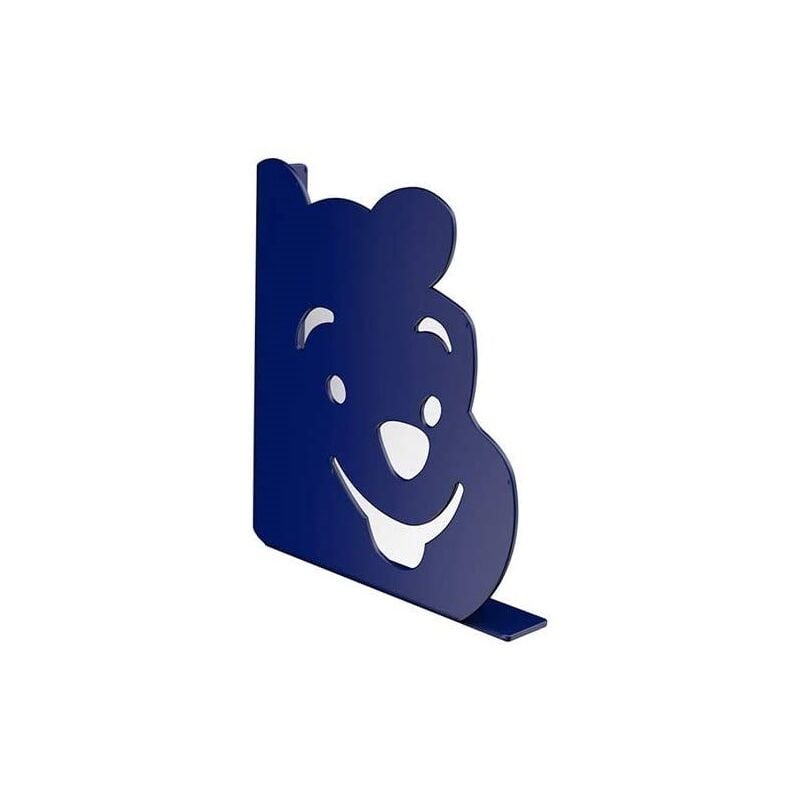 Image of Bolis Italia - fermalibro bubu in acciaio blu