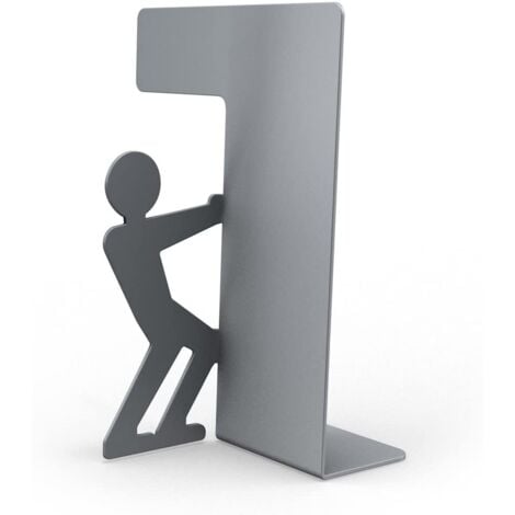 BOLIS ITALIA - FERMALIBRO SUPERMEN IN ACCIAIO ARGENTO