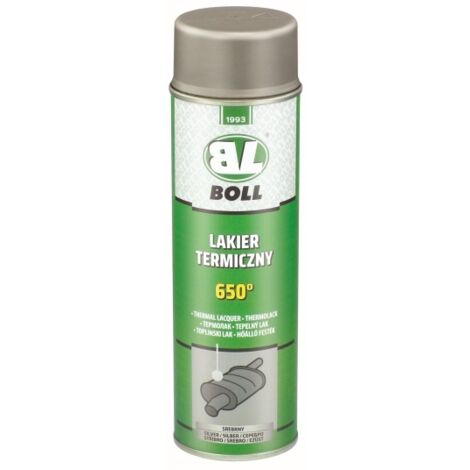 BOLL PEINTURE THERMIQUE SPRAY 500ML ARGENT 650°C