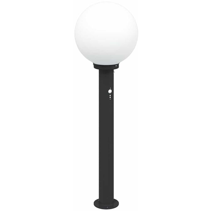 Bollard Light with Sensor 80 cm Black IP44 vidaXL