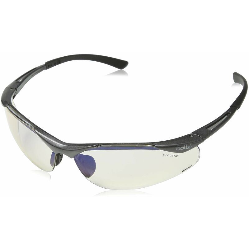 Image of Bollé Safety - Bolle Contour Safety Spectacles esp / Shaded Lens & Storage Pouch