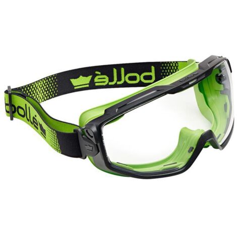 Bolle Safety Green Sealed Goggles with Platinum Clear Lens