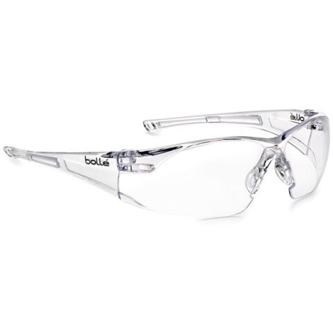 Bolle Sicherheitsbrille Tyron Rush - Augenschutz nach EN166 klare Sichtscheibe, Kristall