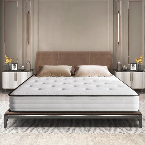 BOLLI Luxe Pack Matelas 140x190 + 1 Couette 240x220 + 2 Oreillers 60x60 (tous dans un colis)