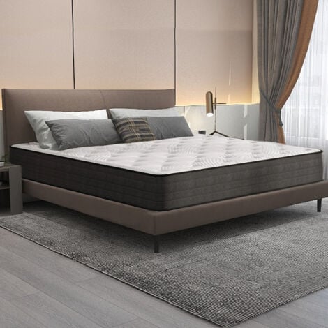 BOLLI Matelas 140x200 - Épaisseur 24cm - Luxe Matelas de Lit d'Adulte et d'enfant - Matelas à Mémoire de Forme - 7 Zones de Confort Mousse Mémoire Adaptative