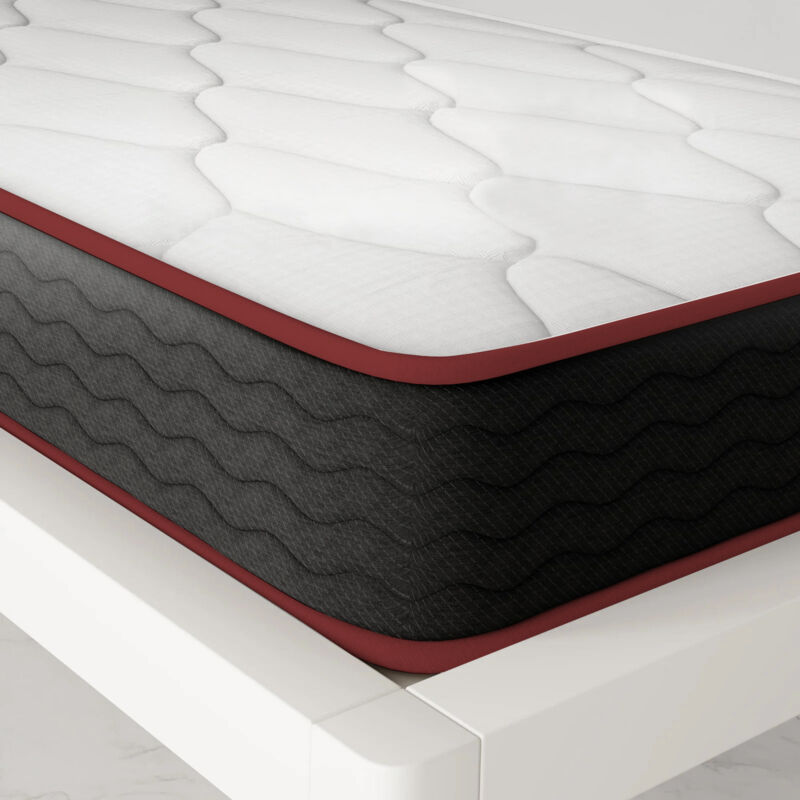 Bolli - Matelas Lot 2 90x200 - Épaisseur 16cm - Luxe Matelas de Lit d'Adulte et d'enfant - Mousse à Mémoire - 7 Zones de Confort Mousse Mémoire