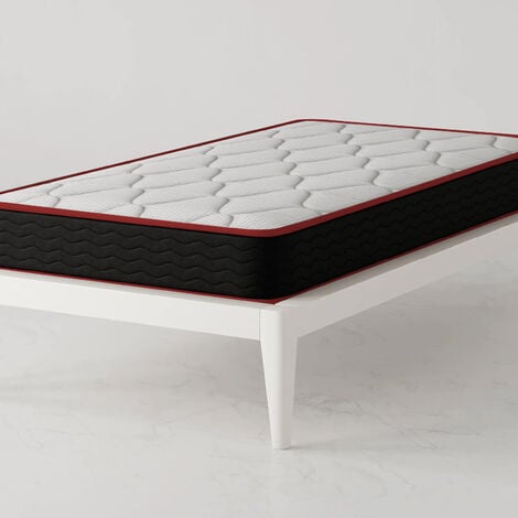 BOLLI 90x200 - Épaisseur 16cm - Luxe Matelas de Lit d'Adulte et d'enfant - Mousse à Mémoire - 7 Zones de Confort Mousse Mémoire Adaptative