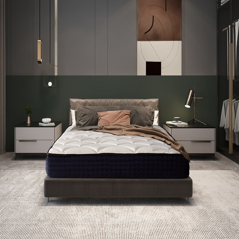 Bolli - Matelas 90x190 - Épaisseur 17cm - Luxe Matelas de Lit d'Adulte et d'enfant - Mousse à Mémoire - 7 Zones de Confort Mousse Mémoire Adaptative