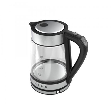 Bollitore Aeno EK1 Trasparente 1,7 L 2200 W Nero