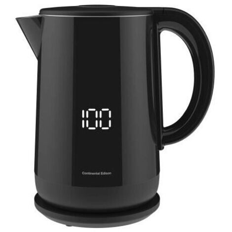 Bollitore digitale CONTINENTAL EDISON BL15LB - Nero - 1,5 L - 2200 W