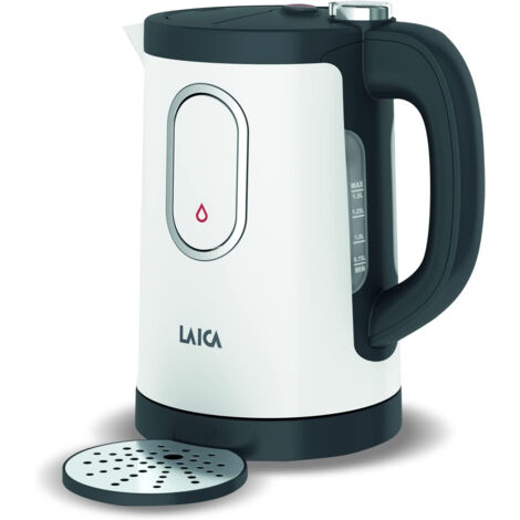 Bollitore ed Erogatore di Acqua Laica KJ2000W DUAL FLO Bianco Grigio