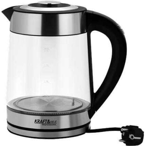 Bollitore Elettrico 1L In Acciaio Inox 304 – Beccuccio A Collo Di Cigno, 7 Temperature Regolabili, Spegnimento Automatico, 1000W (Bianco)