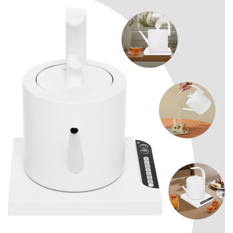 Bollitore elettrico con filtro per tè, nessuna plastica a contatto con l'acqua, preparatore di tè caldo con controllo temperatura e spegnimento automatico, bollitore tè