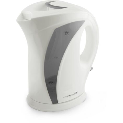 Bollitore elettrico Esperanza IGUAZU EKK018E bianco e grigio