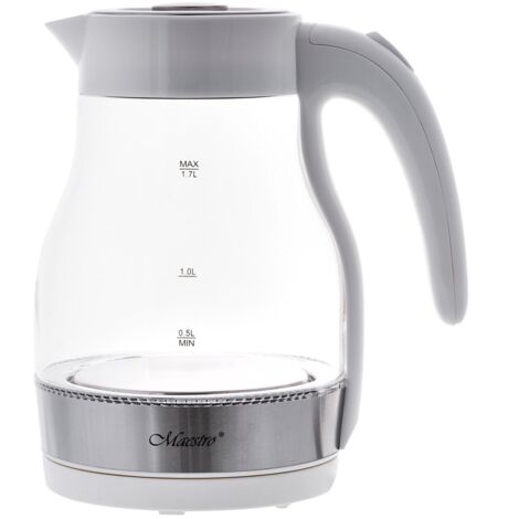 Bollitore elettrico maestro mr-061 bianco