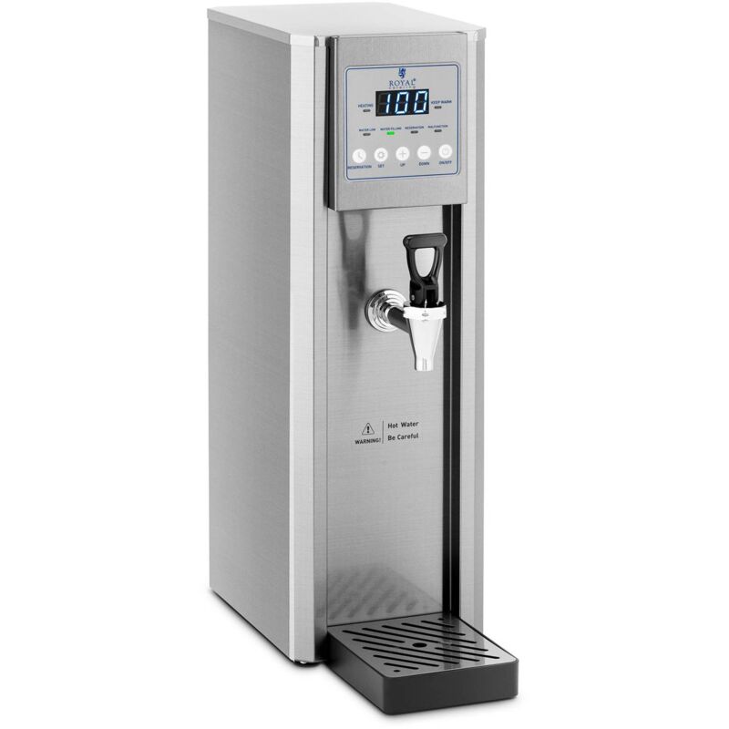 Royal Catering - Bollitore elettrico professionale Erogatore di acqua calda 8 l 2100 w