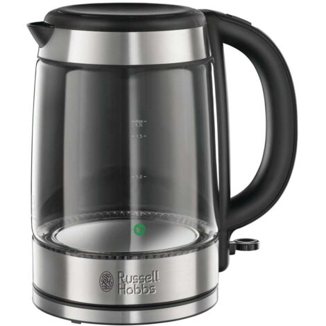Bollitore in Vetro Argento 2000 W 1,7 L Russell Hobbs
