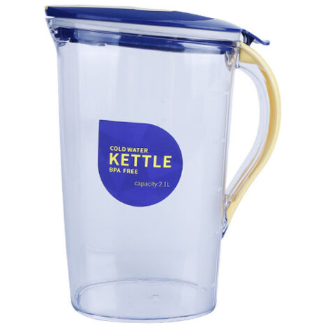 Bollitore per caffè freddo, frigorifero, tè alla frutta, tazza per acqua fredda, bollitore portatile per acqua fredda con filtro fine, caffè freddo