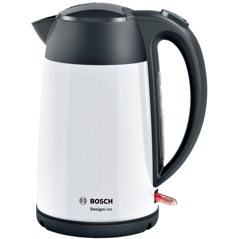 Bosch Haushalt TWK3P421 Bollitore Bianco, Nero Capacità effettiva: 1.7 l