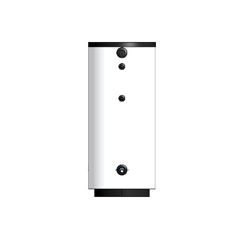 Bollitore vetrificato con scambiatore fisso mod. bsv lt 153 / d. 600 - h. 950 mm