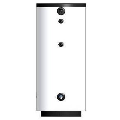BOLLITORE VETRIFICATO CON SCAMBIATORE FISSO MOD. BSV Misura: lt 153 / D. 600 - H. 950 mm